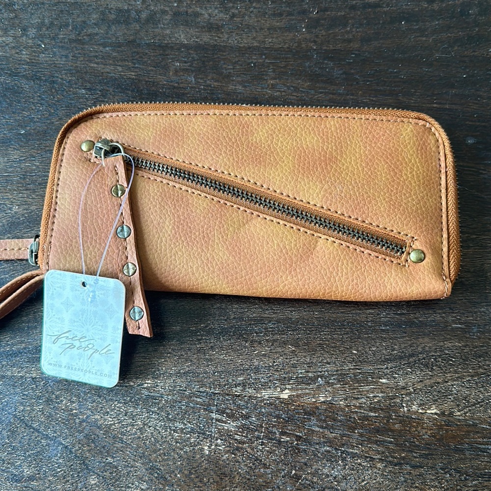 Free People Distressed Vegan Wallet